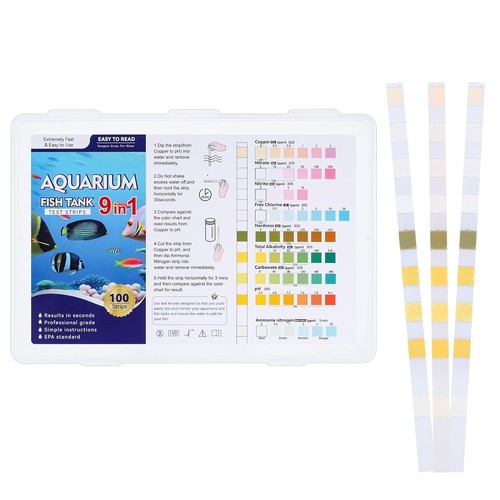 100 pcs aquarium test - 100, 9-in-1