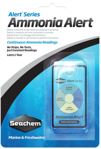 Seachem ammonia alert test - ammonia,